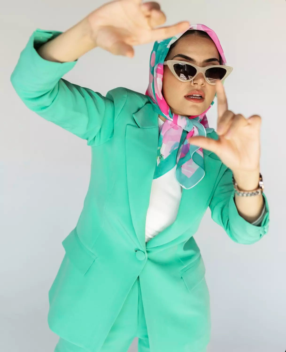 Cyan Blazer