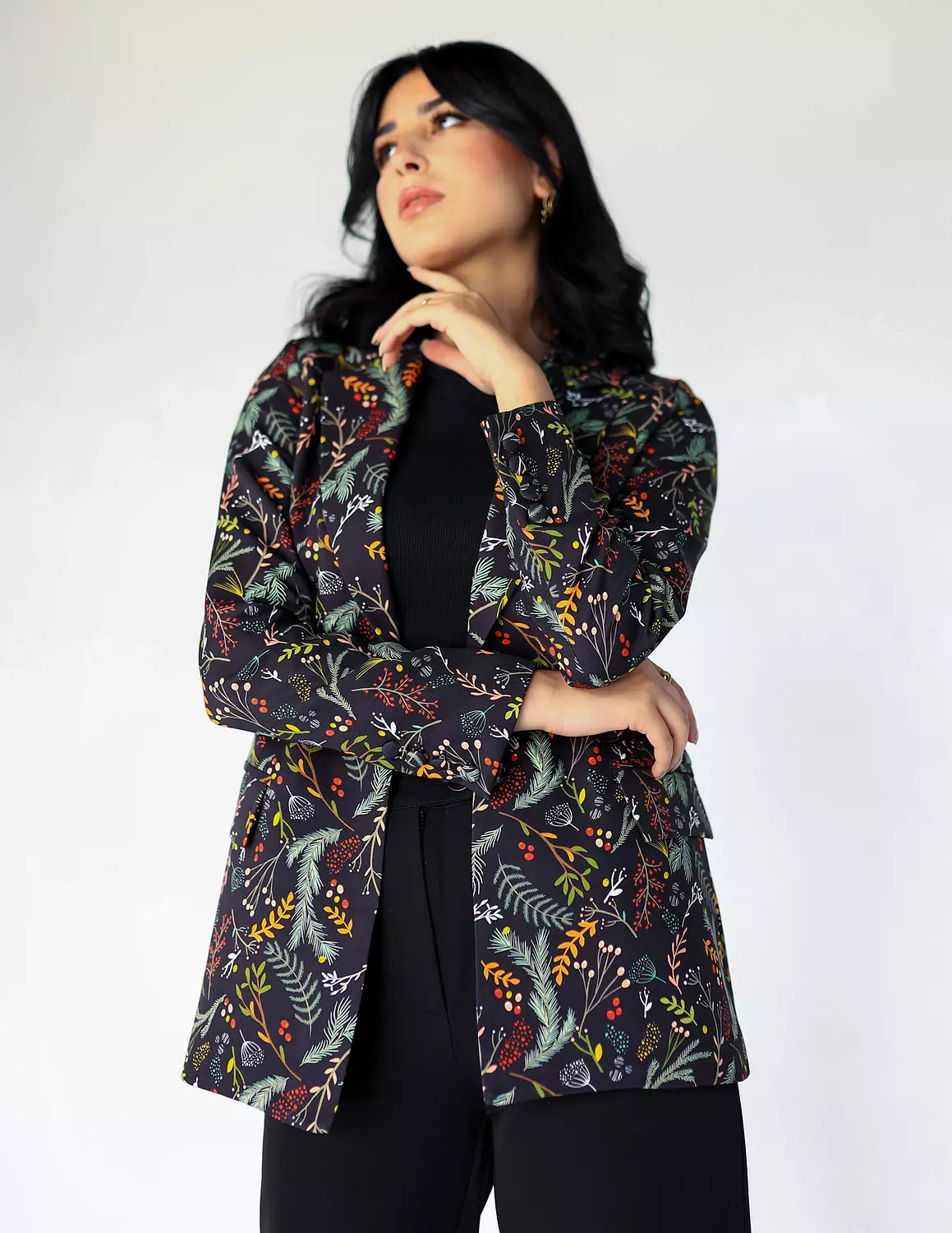 Abstract Printed Blazer
