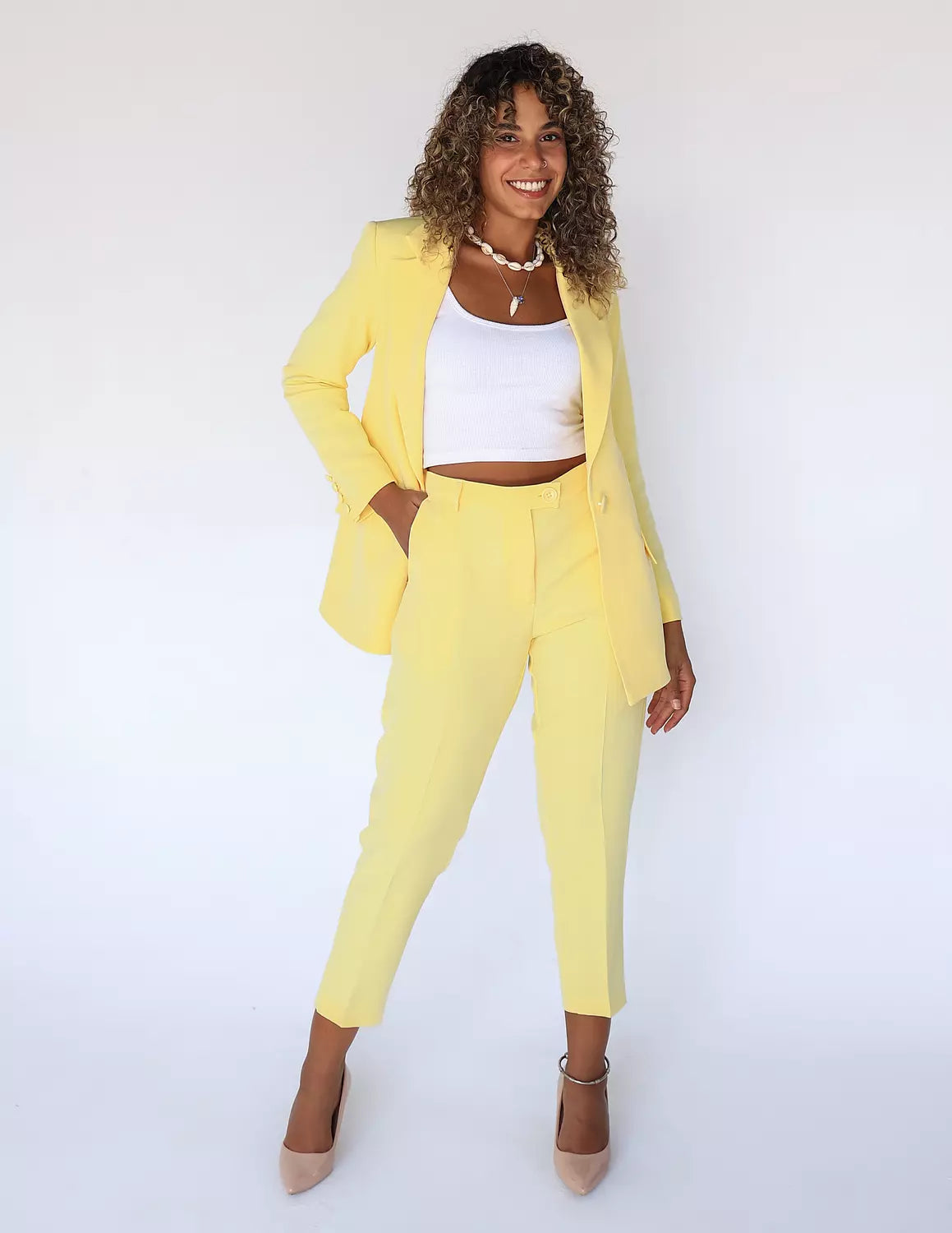 Sun Flower Slim Pants