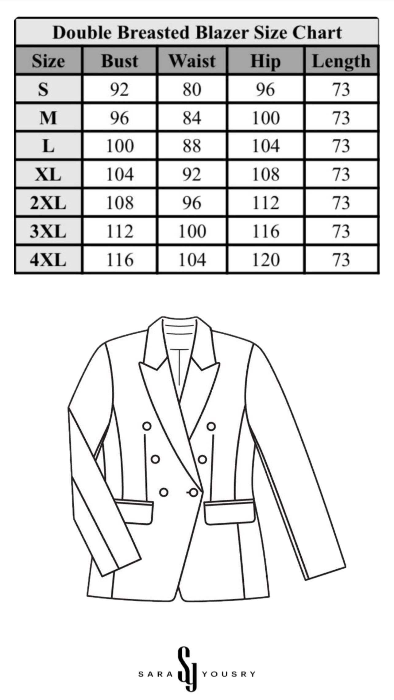 Black Icon Double Breasted Blazer