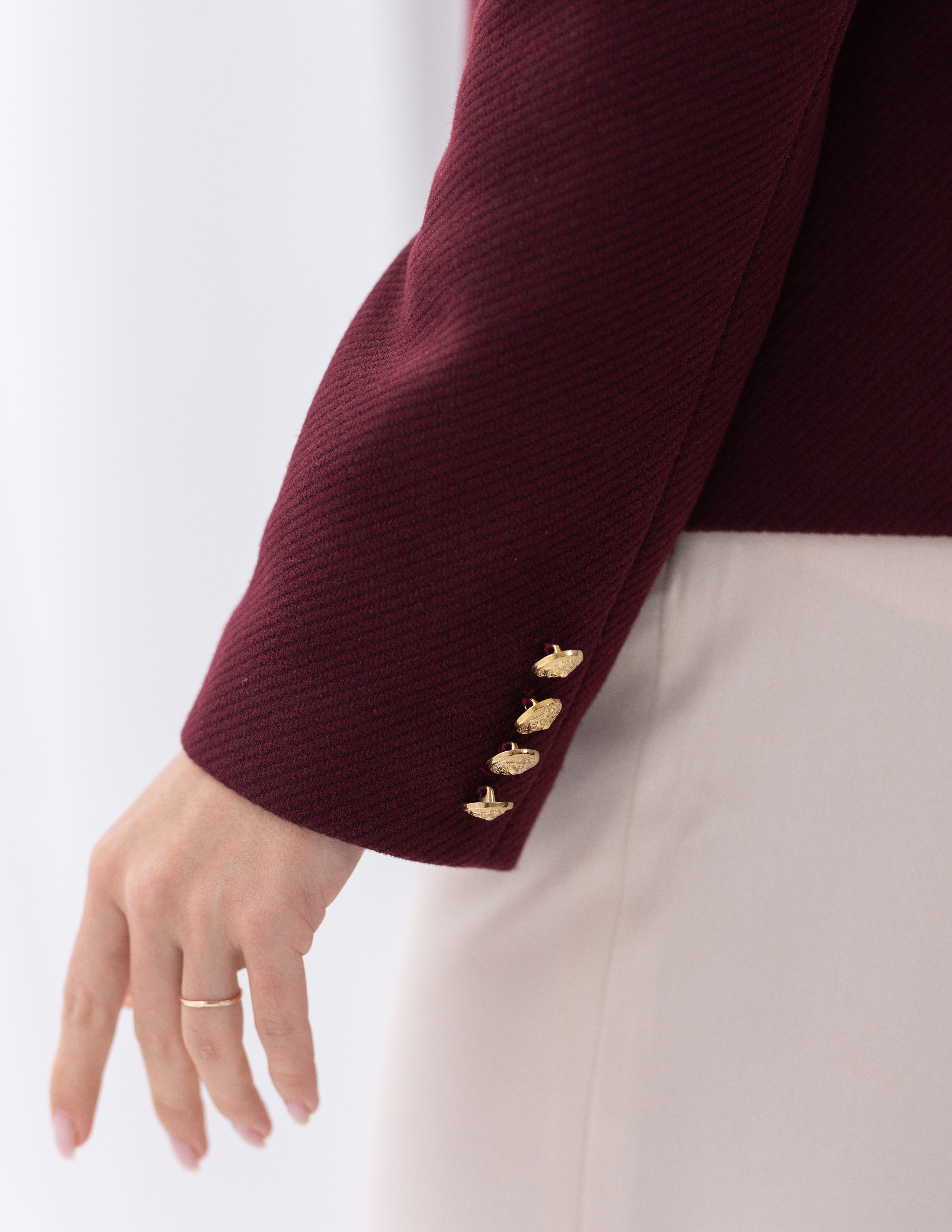 Royal Burgundy Parisian Blazer