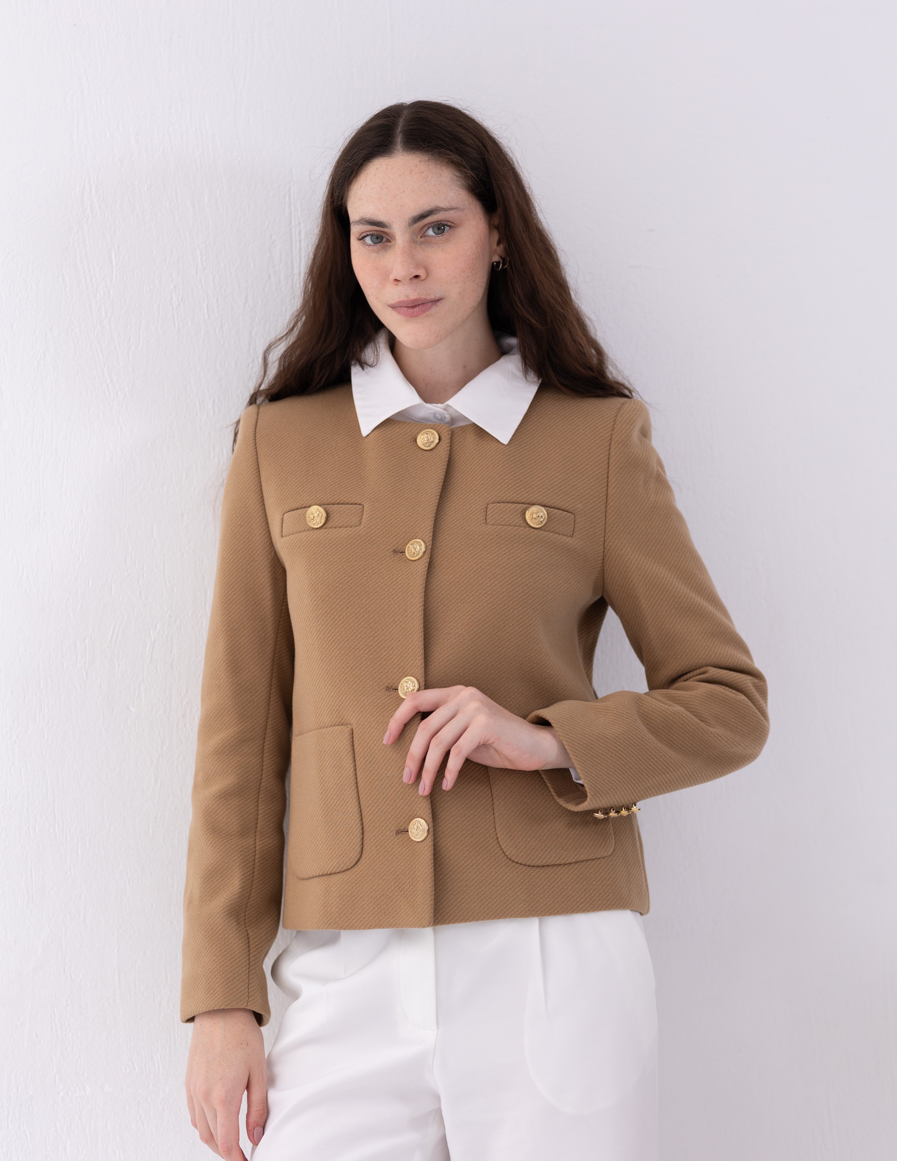 Golden Caramel Parisian Blazer