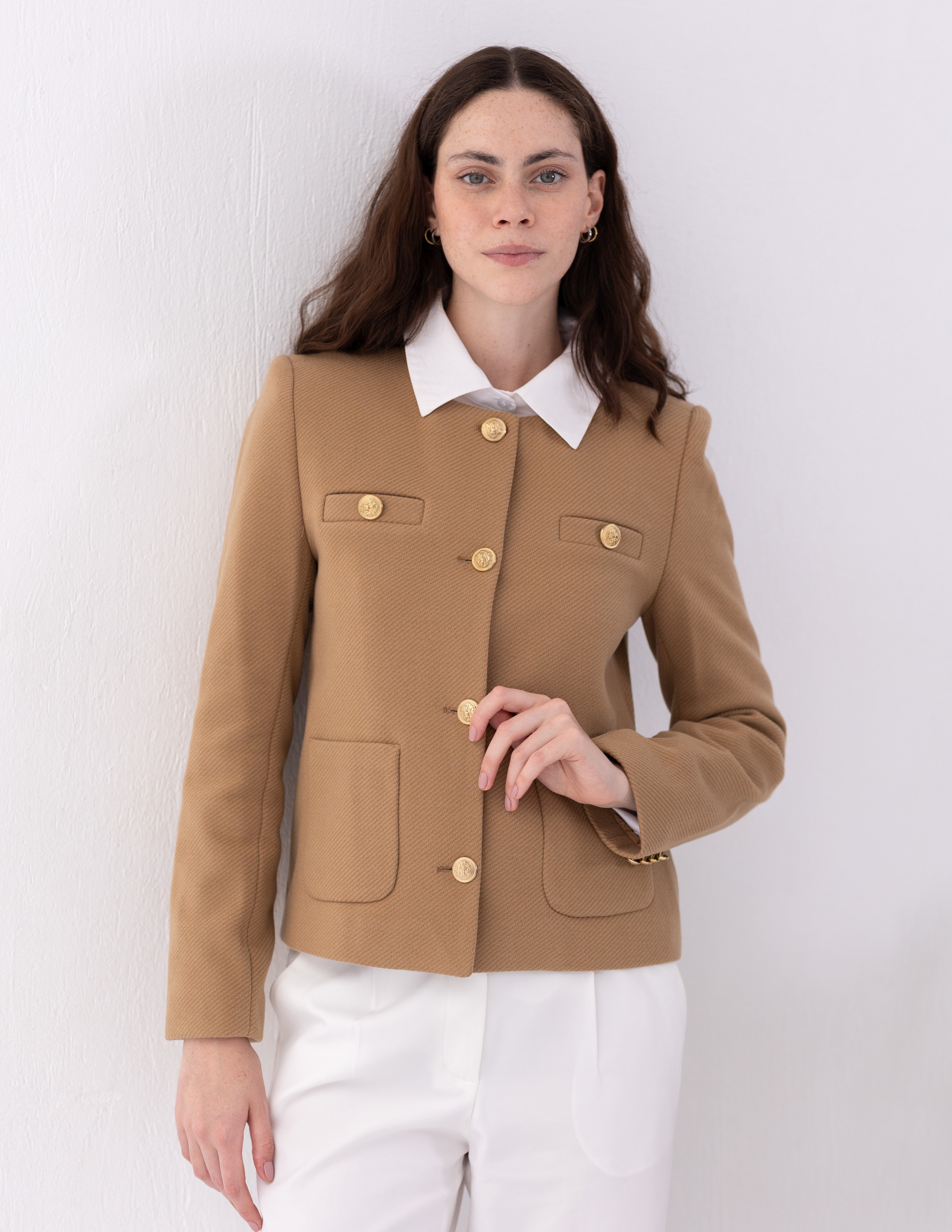 Golden Caramel Parisian Blazer