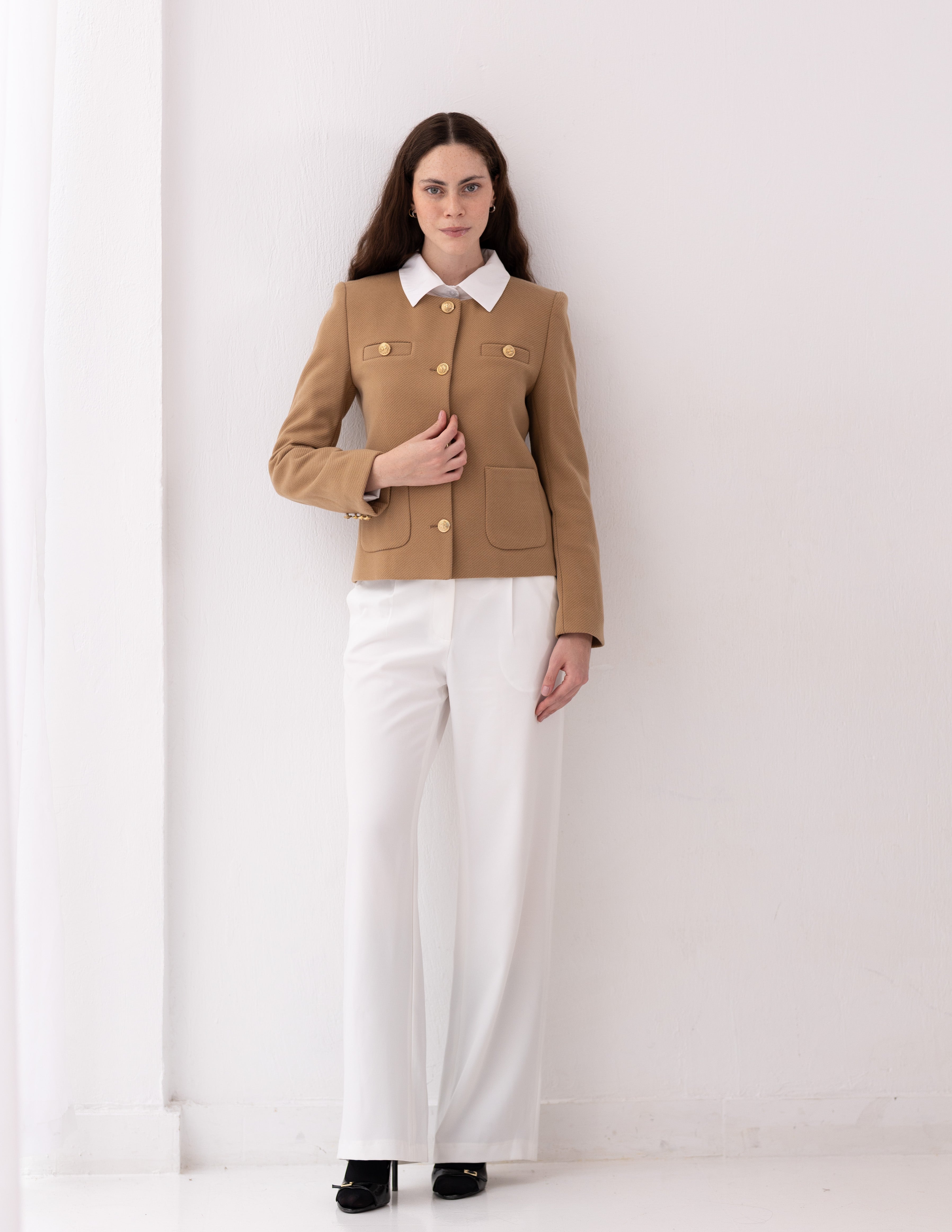 Golden Caramel Parisian Blazer