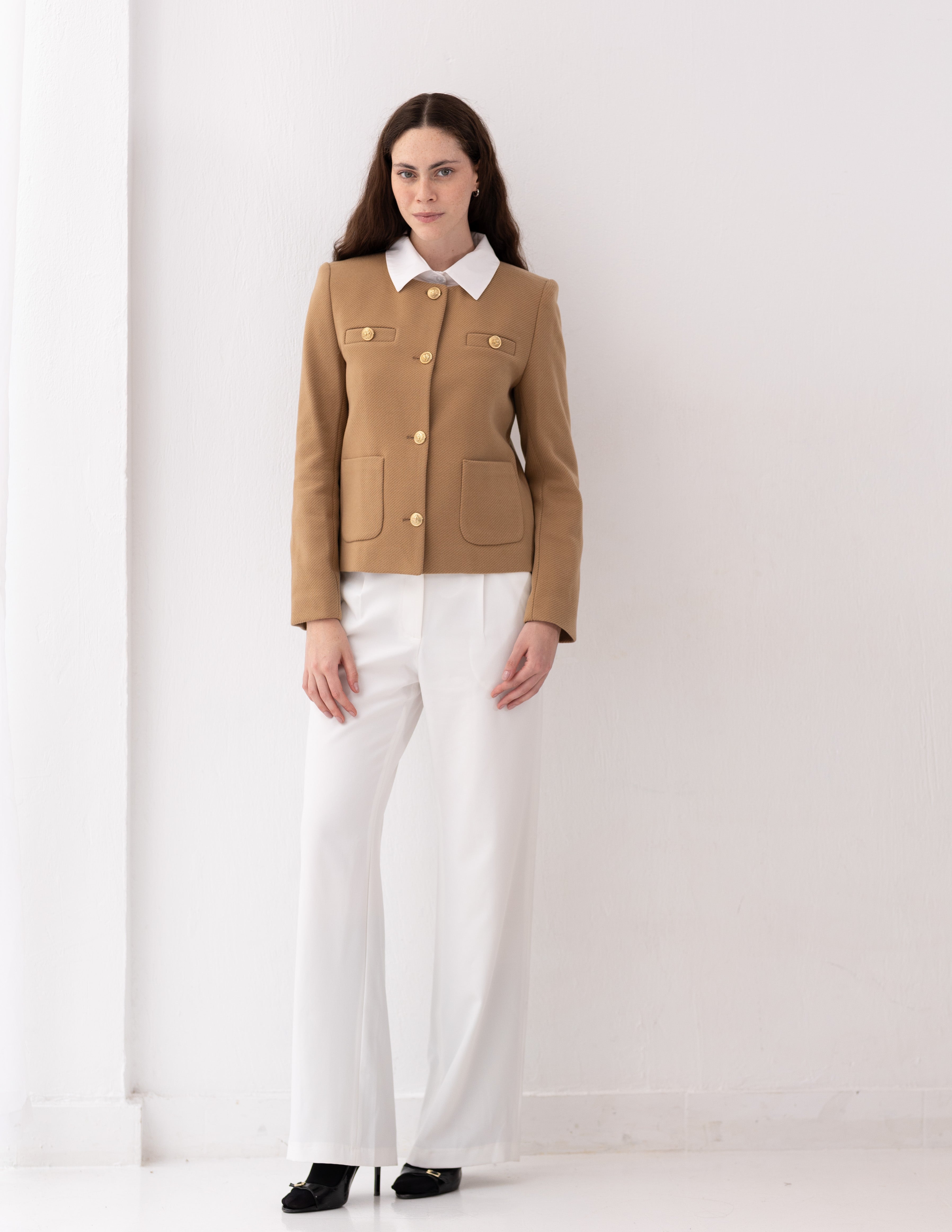 Golden Caramel Parisian Blazer