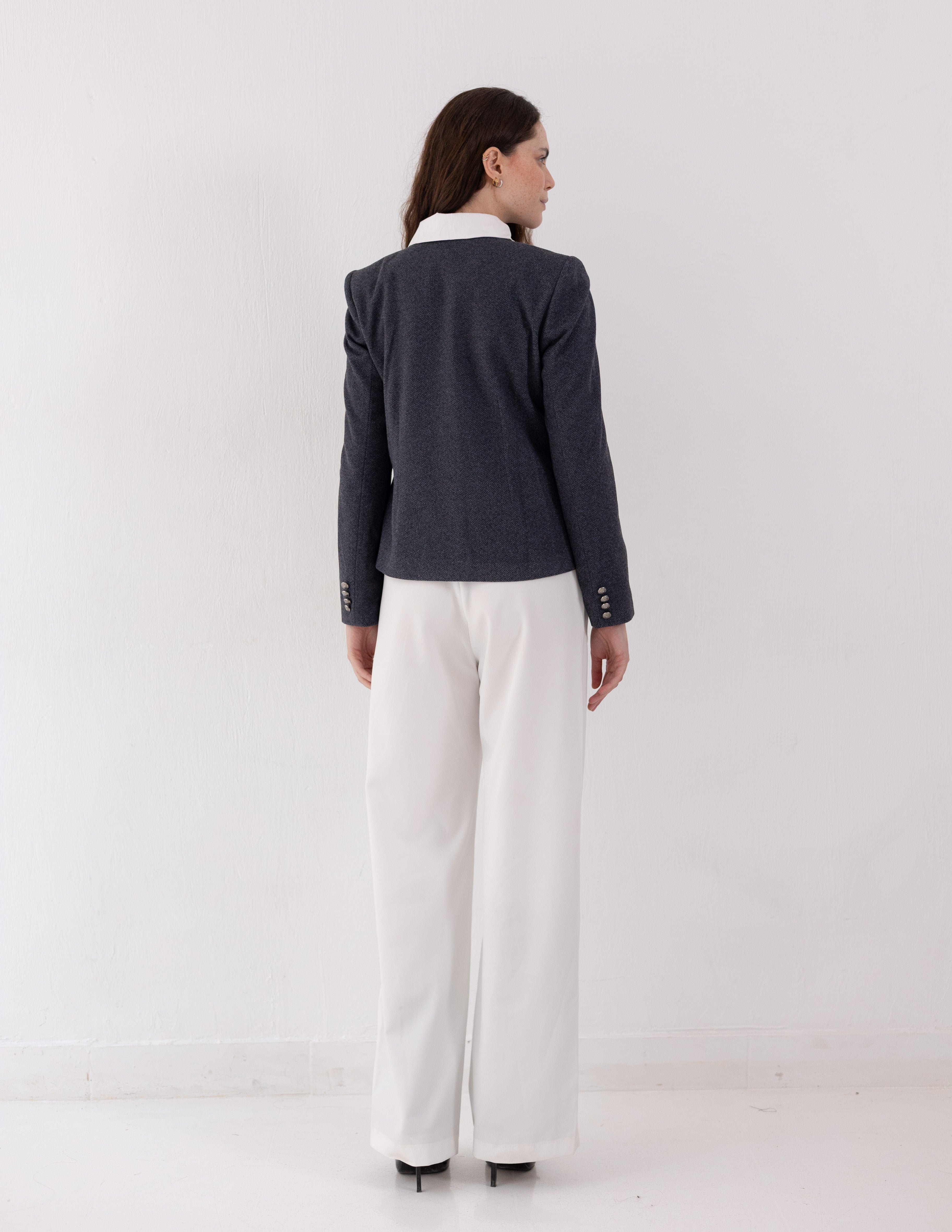 Steel Graphite Parisian Blazer