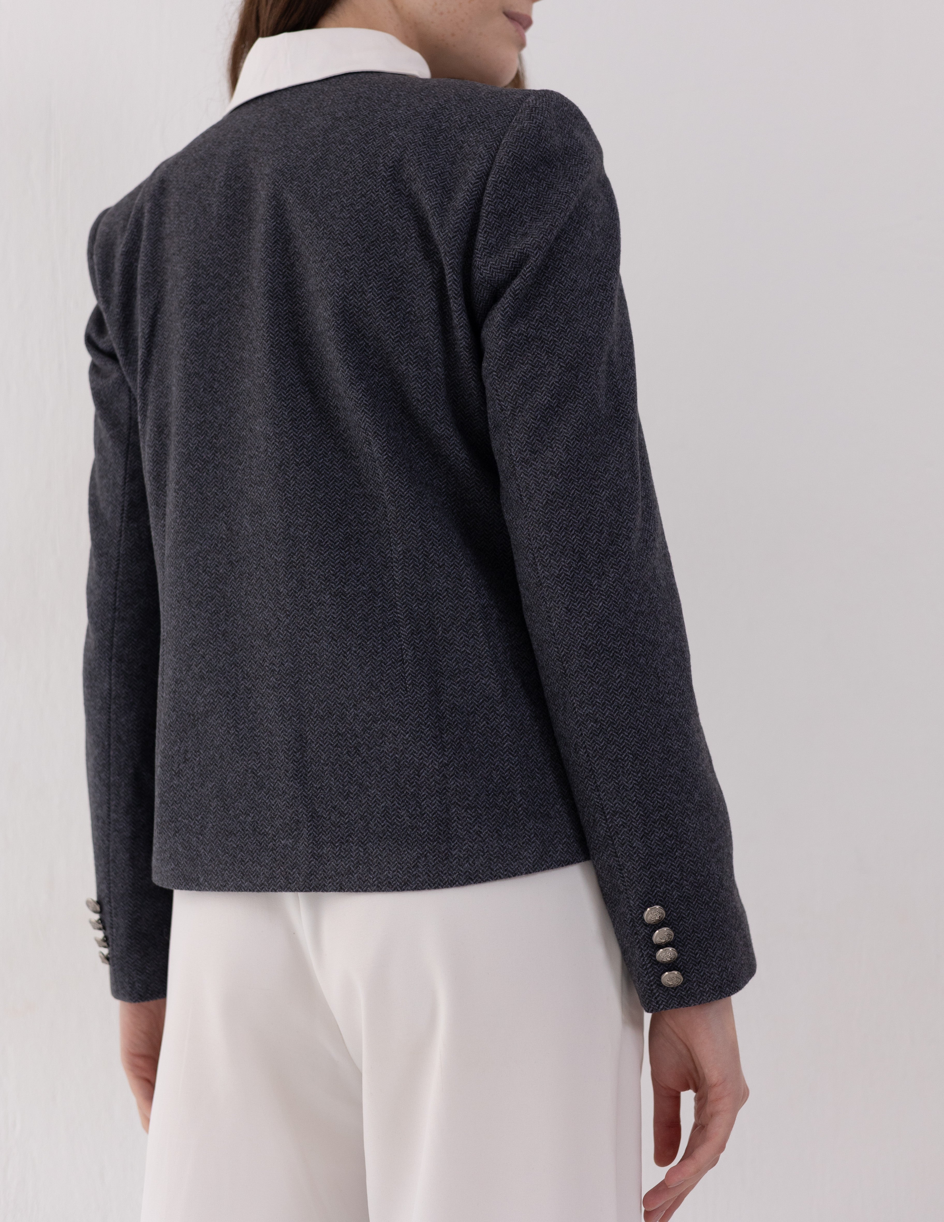 Steel Graphite Parisian Blazer