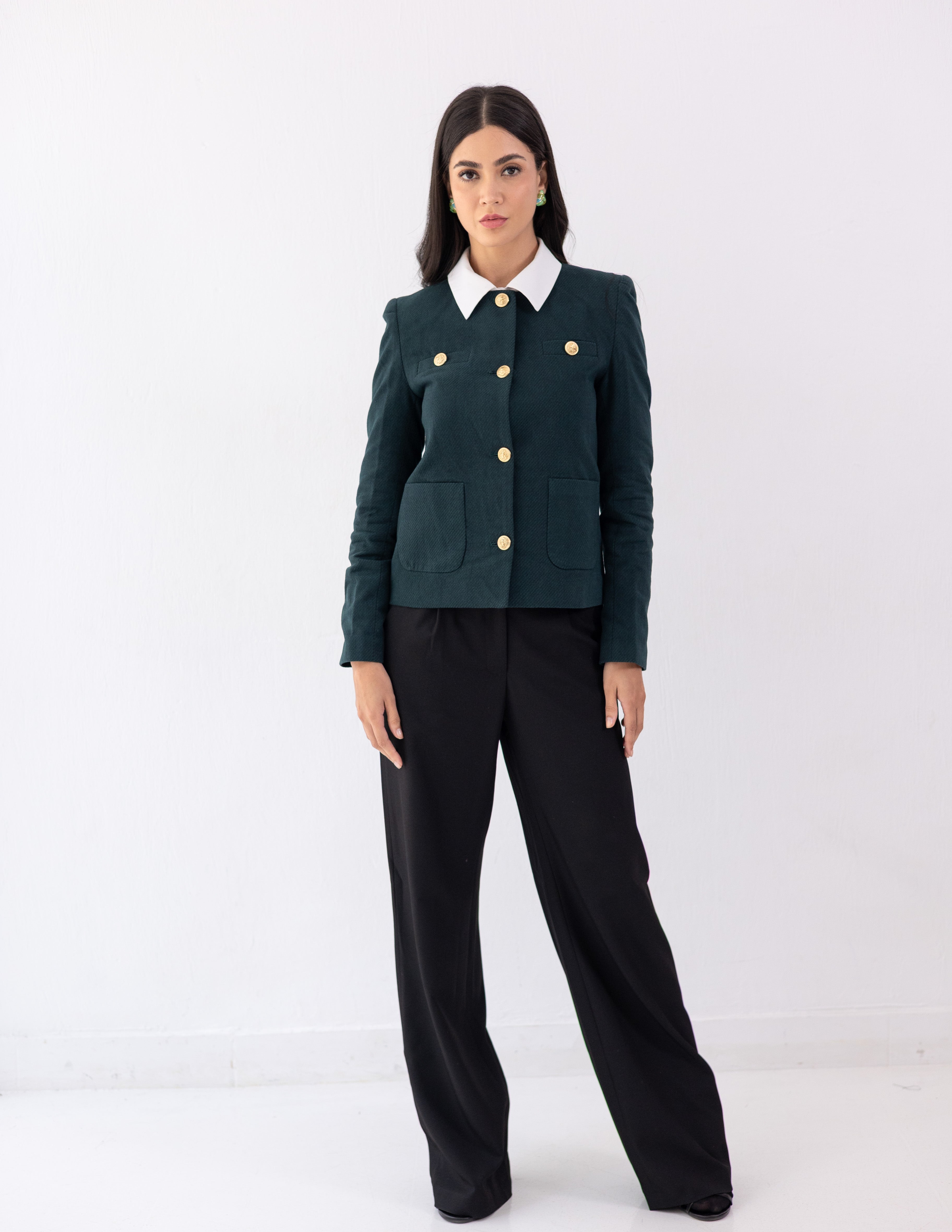 Forest Teal Parisian Blazer