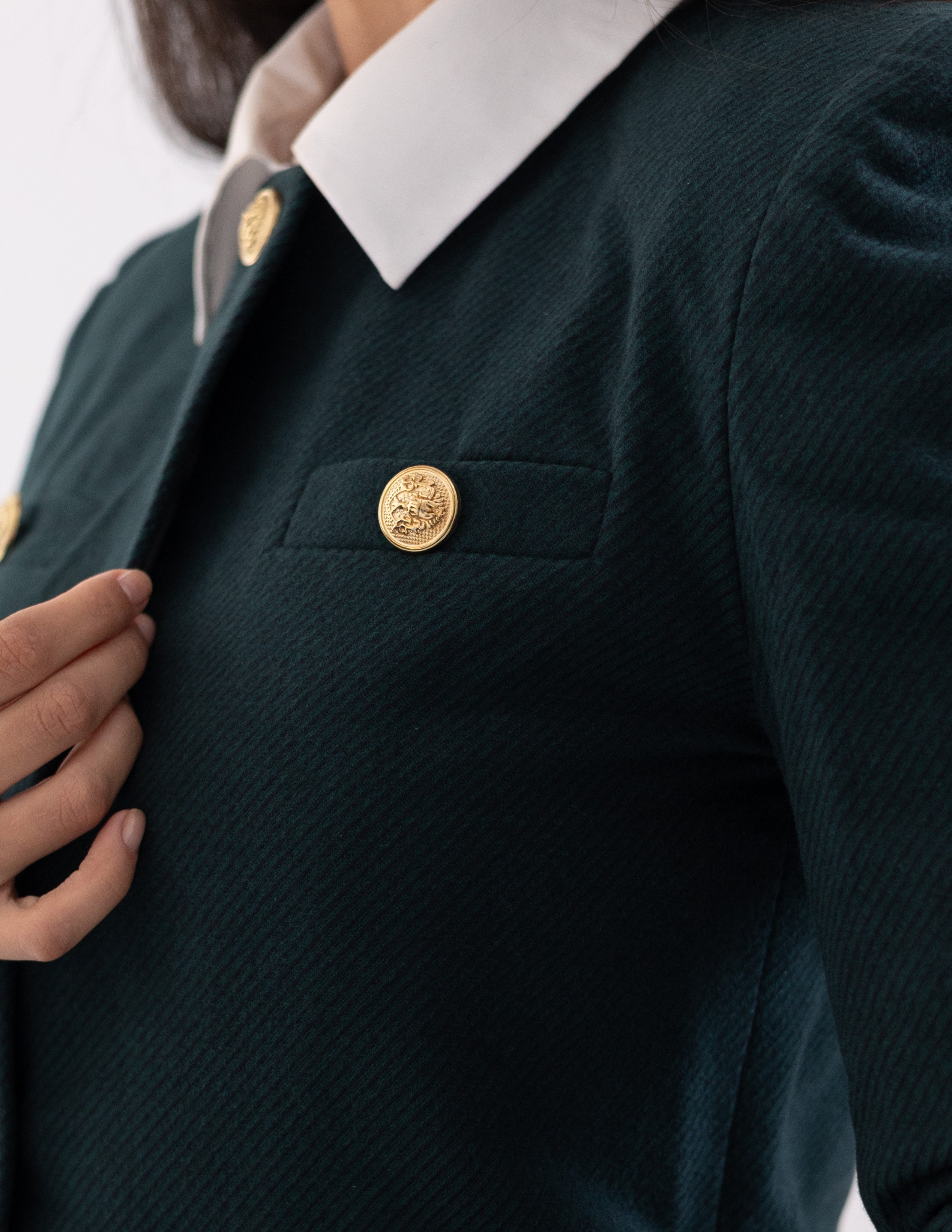 Forest Teal Parisian Blazer