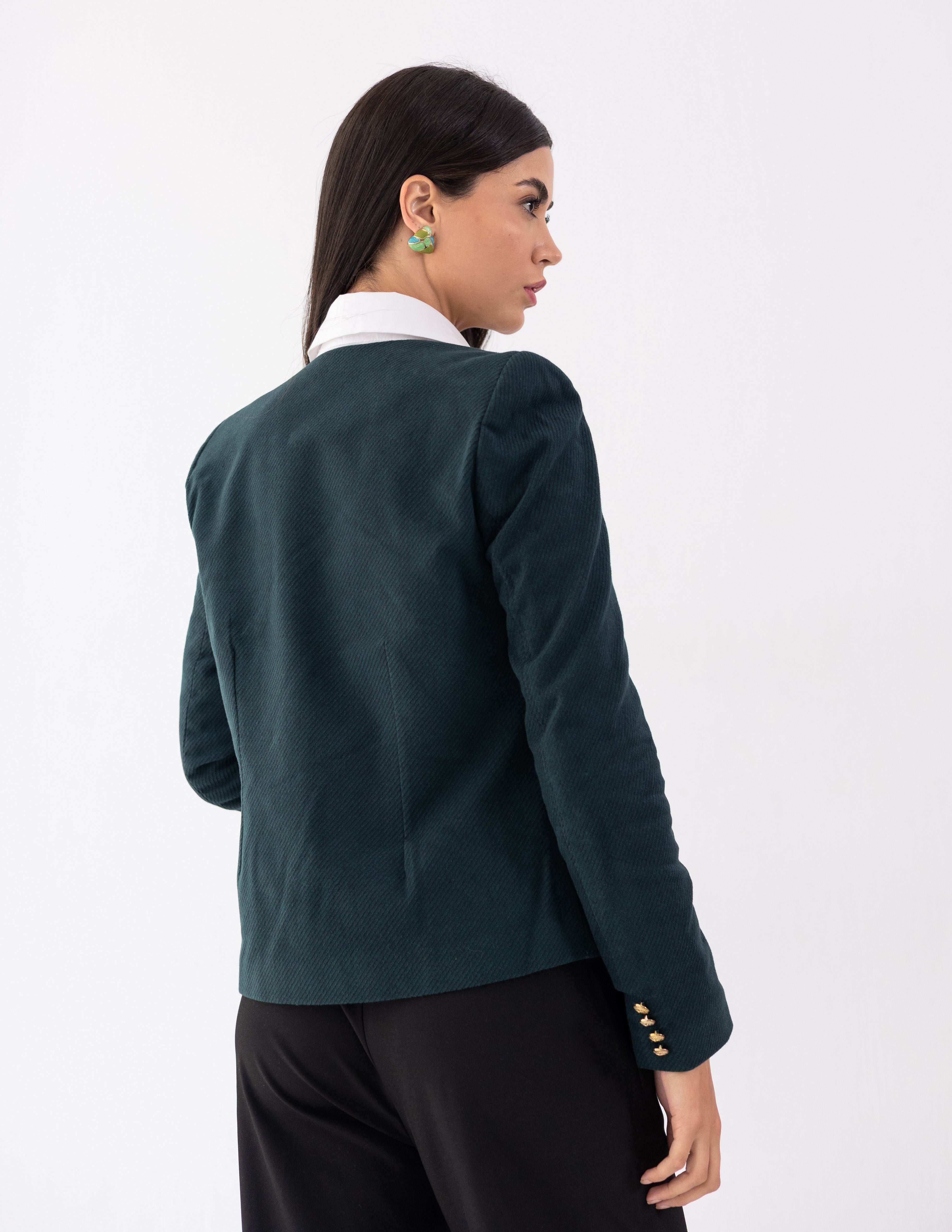 Forest Teal Parisian Blazer