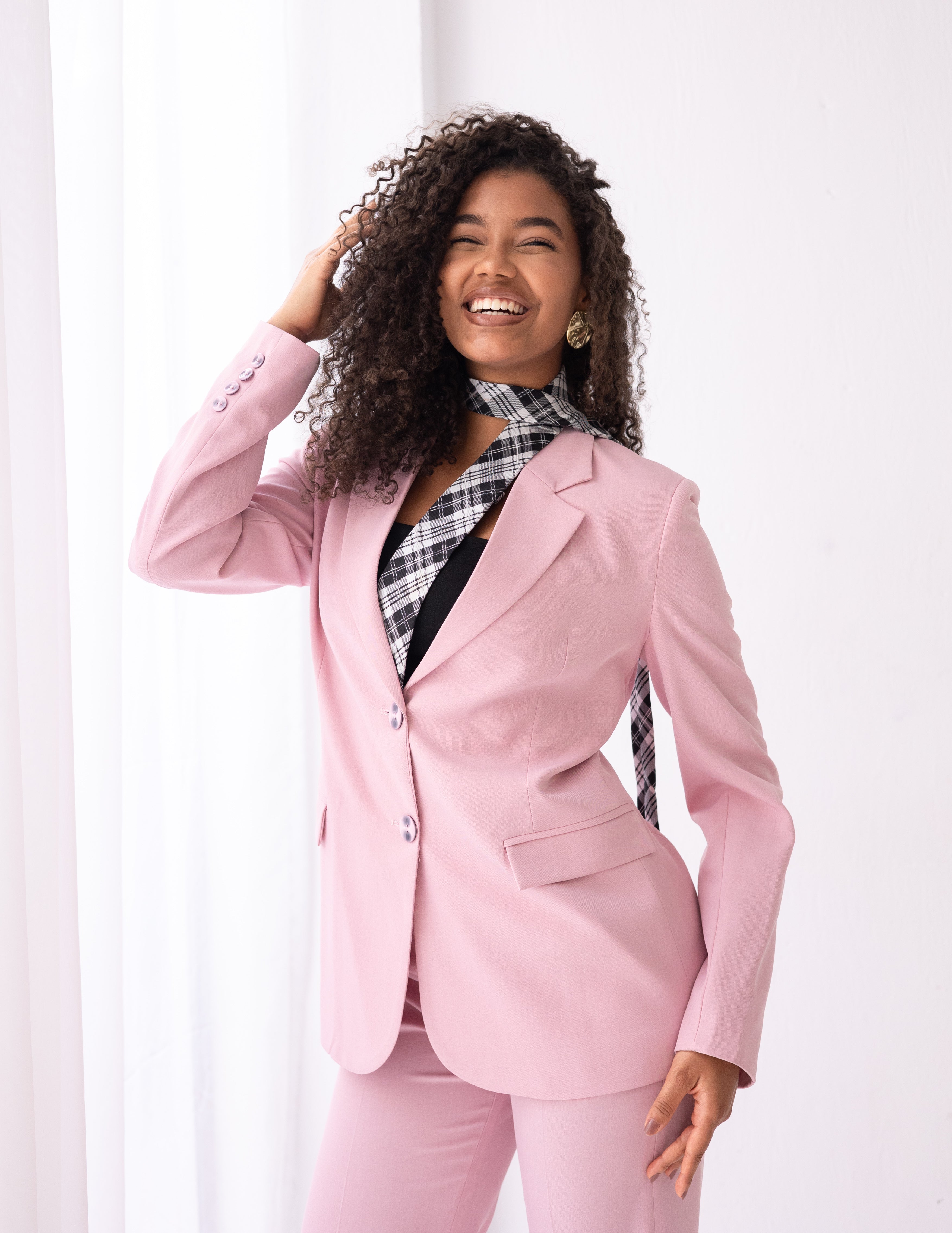 Blush Dream Straight Blazer