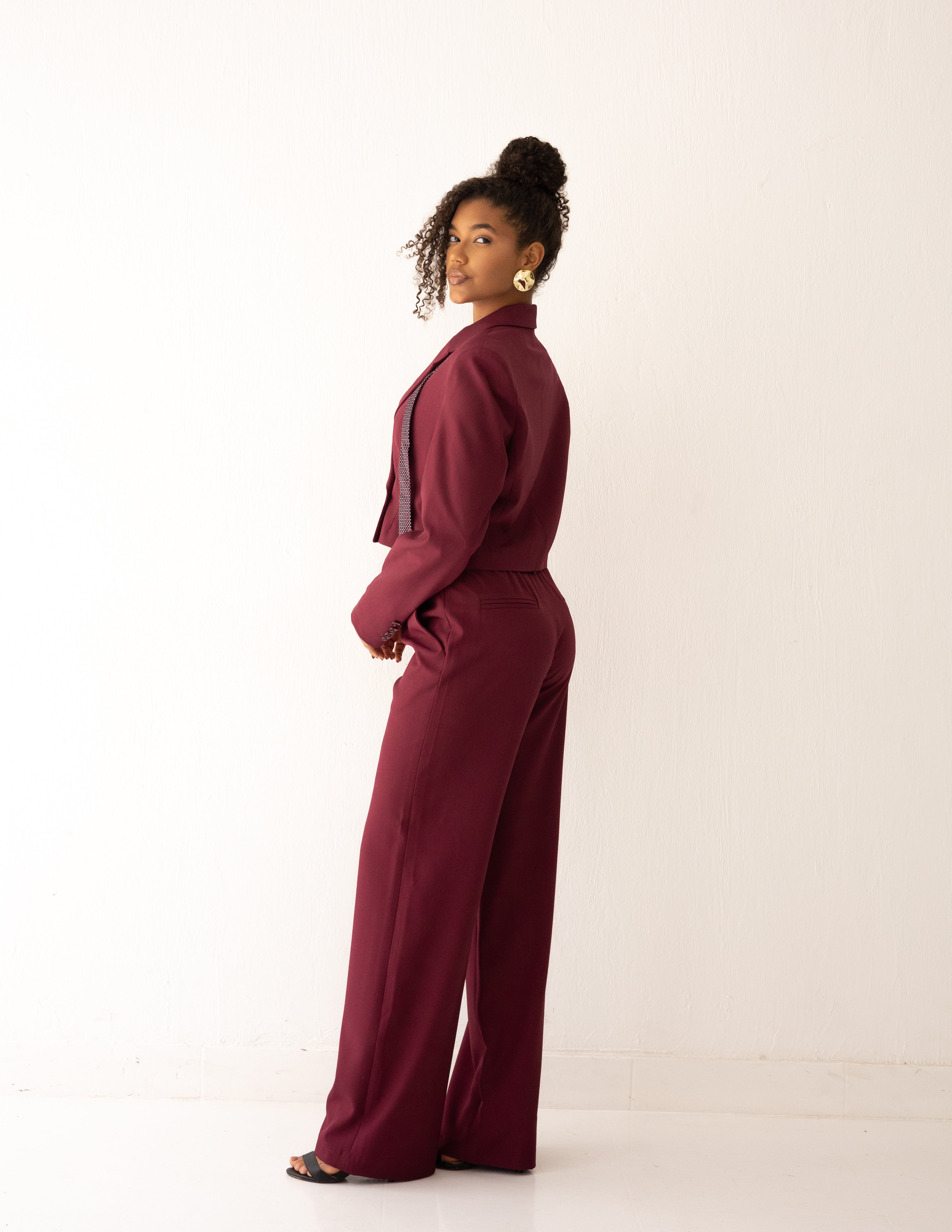 Regal Touch Cropped Blazer