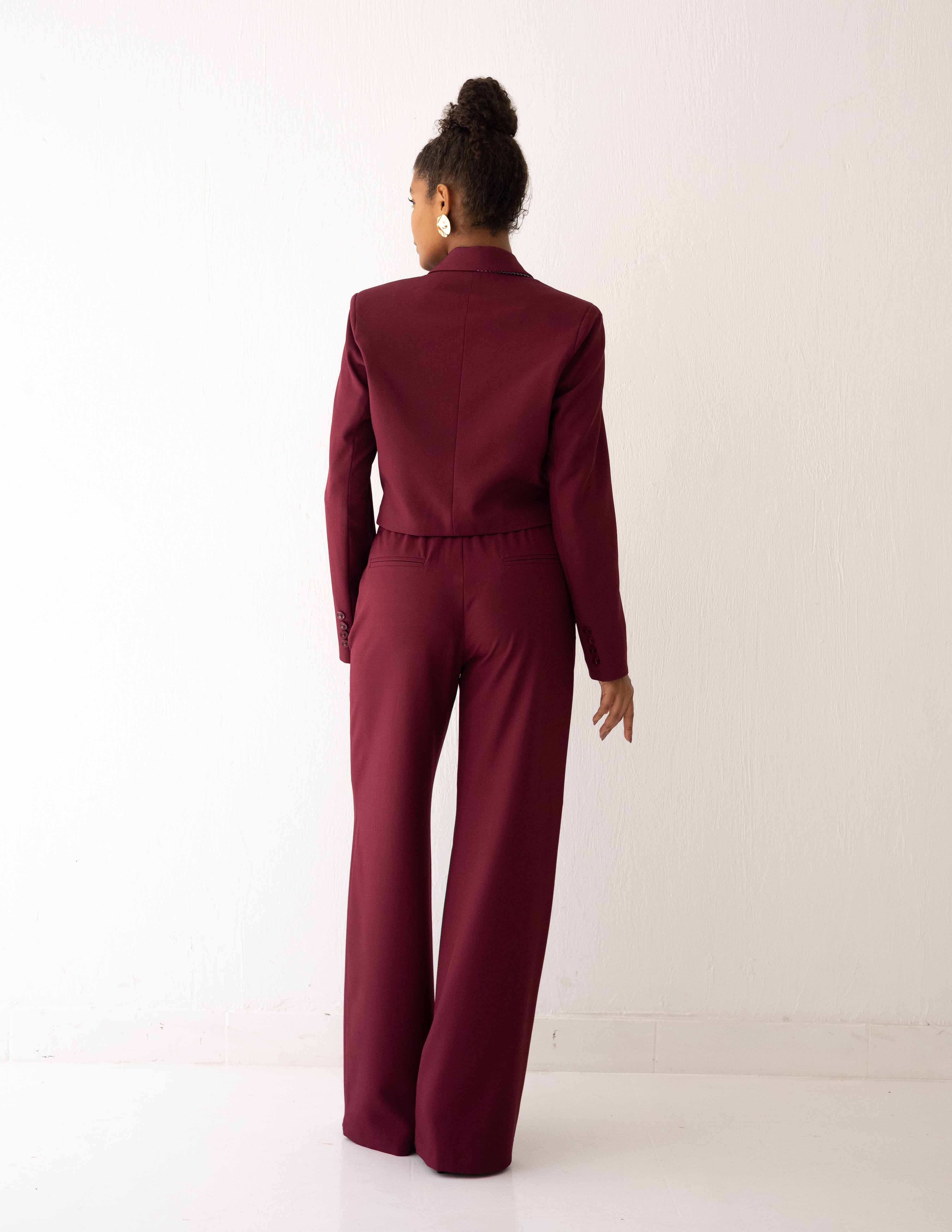Regal Touch Cropped Blazer
