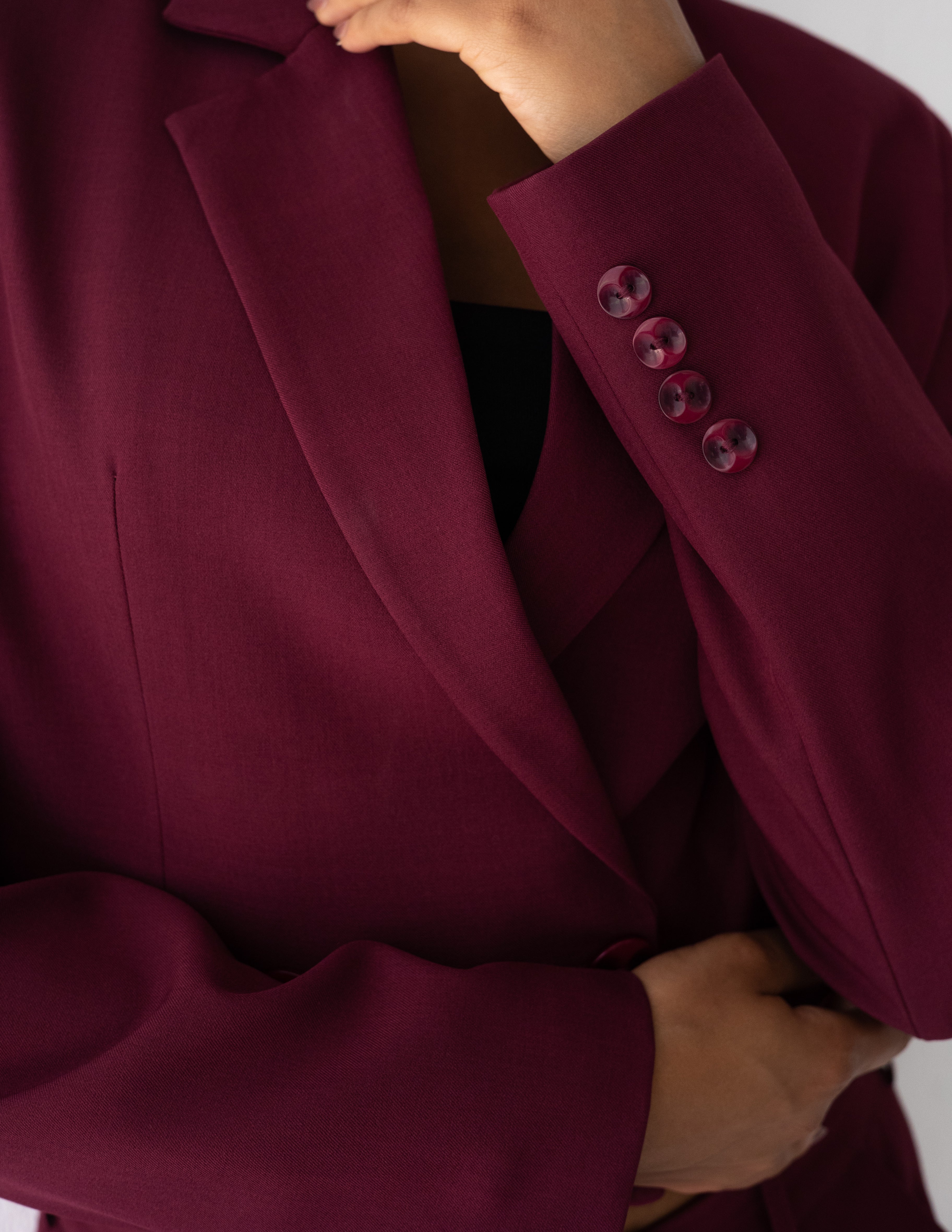 Regal Touch Cropped Blazer