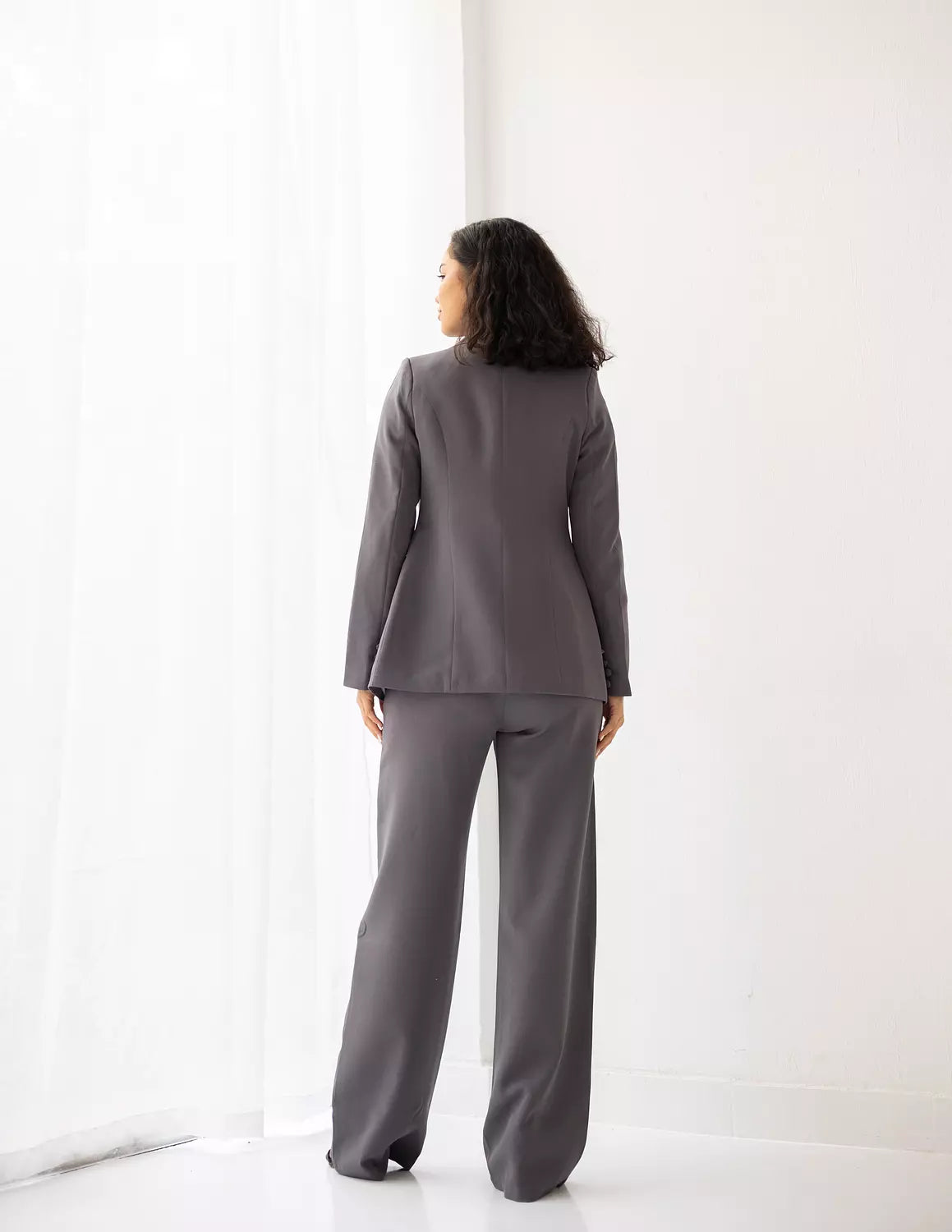 Dark Iron Gray Blazer