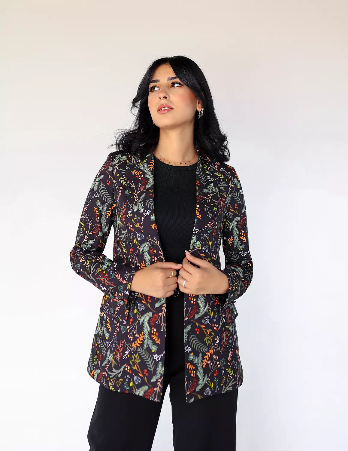 Abstract Printed Blazer