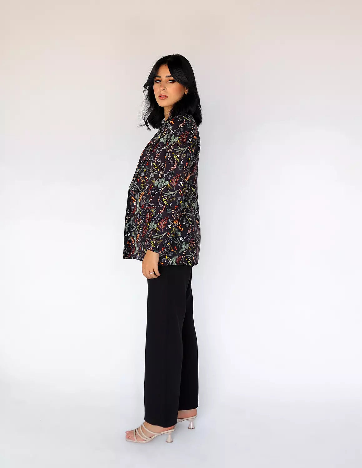 Abstract Printed Blazer