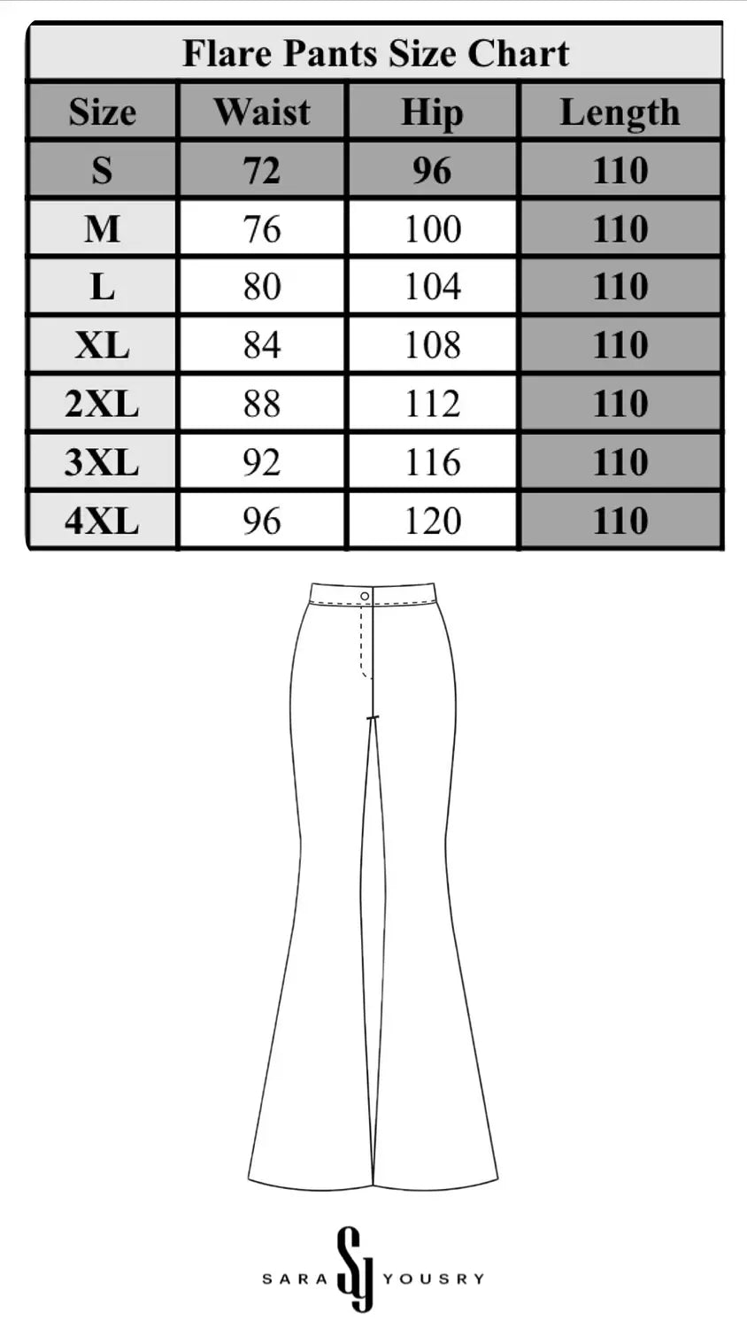 Black Icon Flare Pants