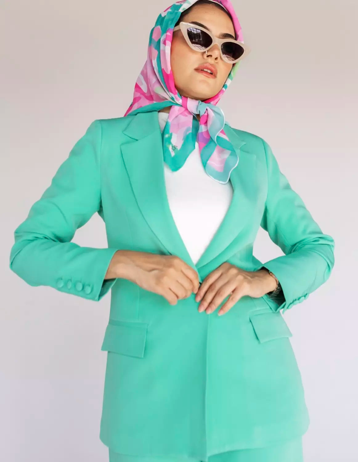 Cyan Blazer