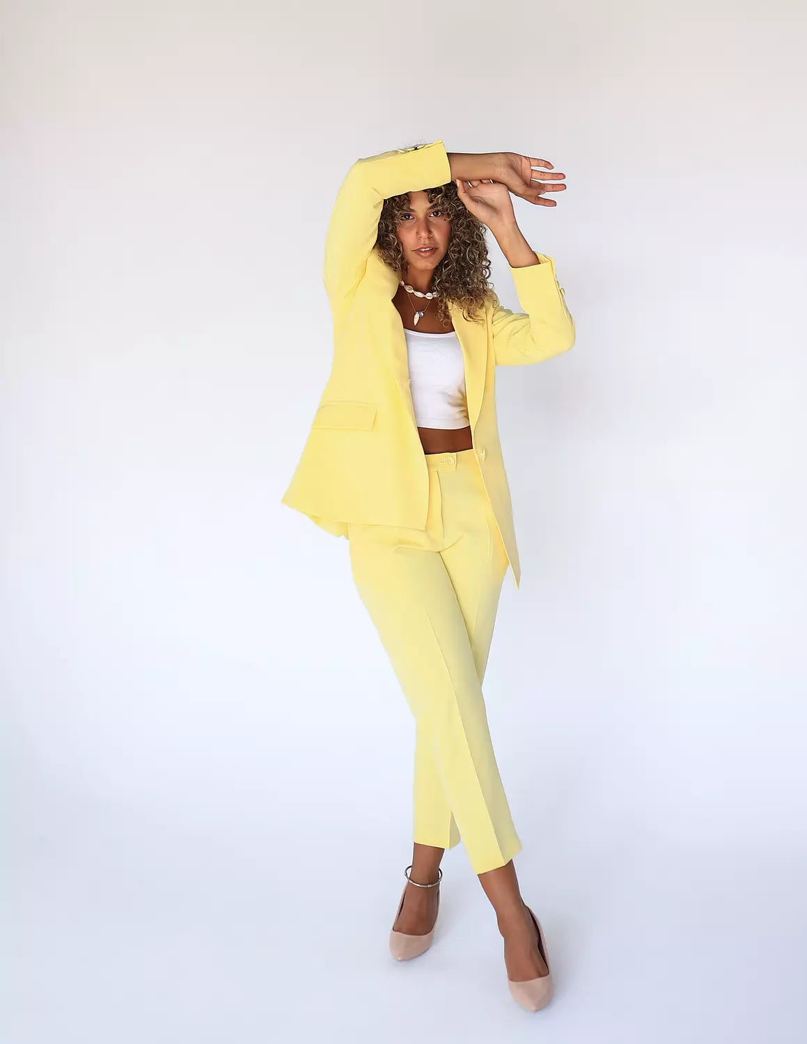 Sun Flower Slim Pants