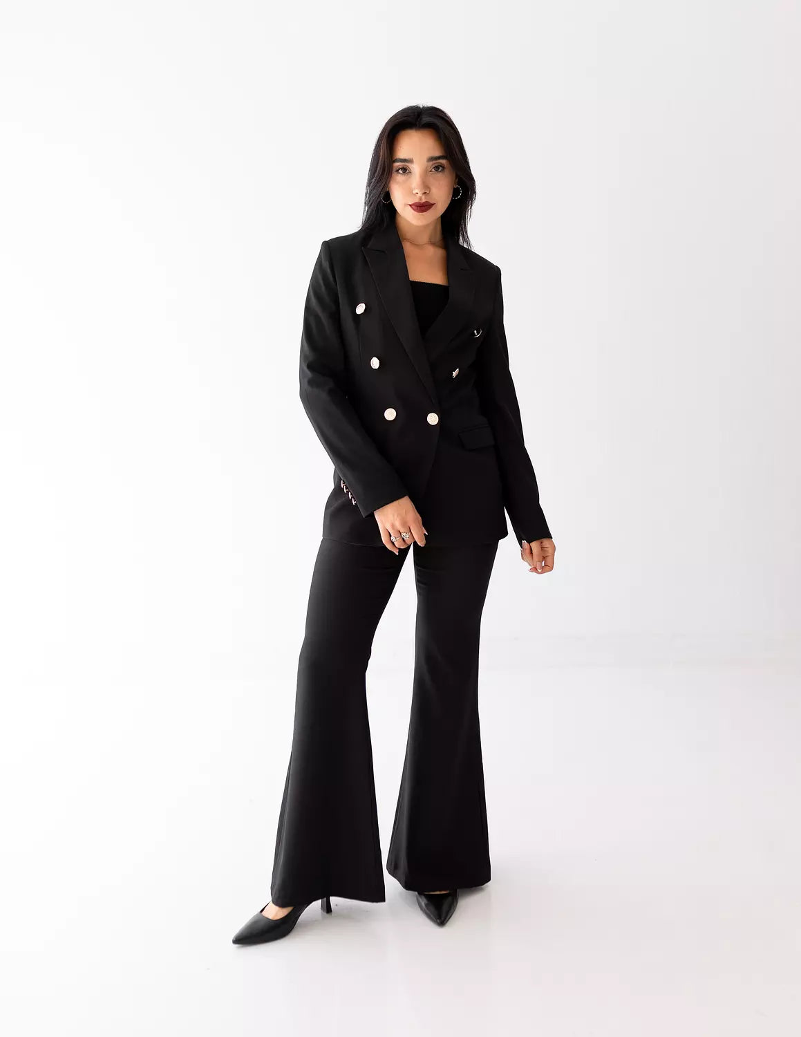 Black Icon Flare Pants