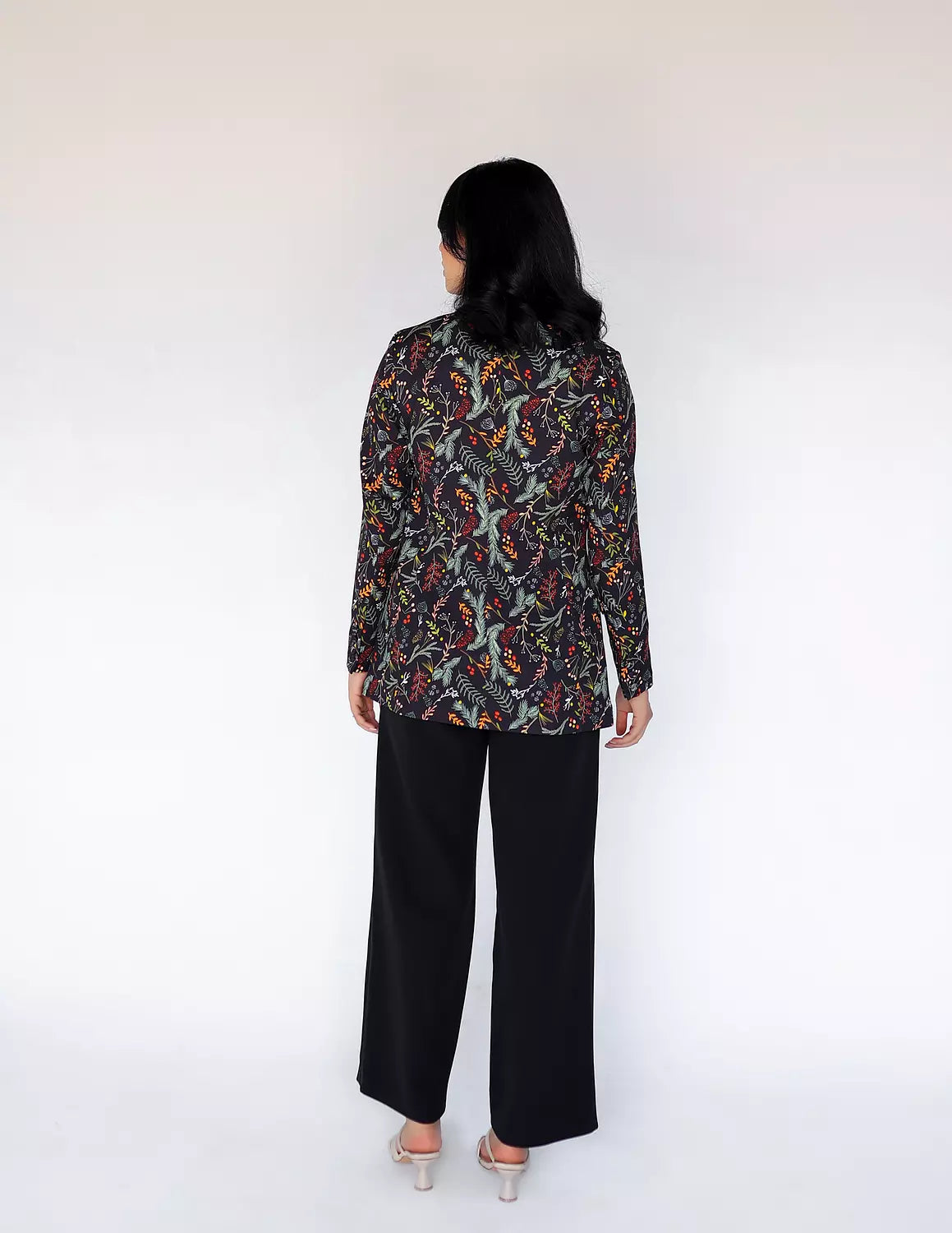 Abstract Printed Blazer