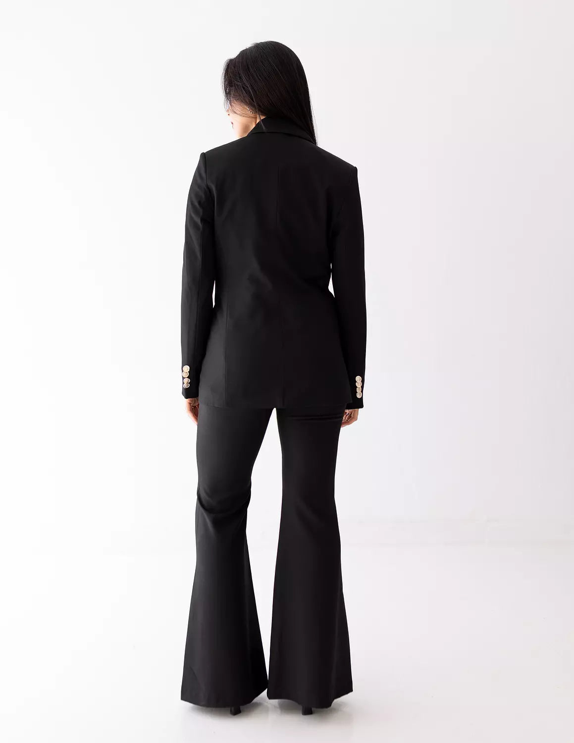 Black Icon Flare Pants