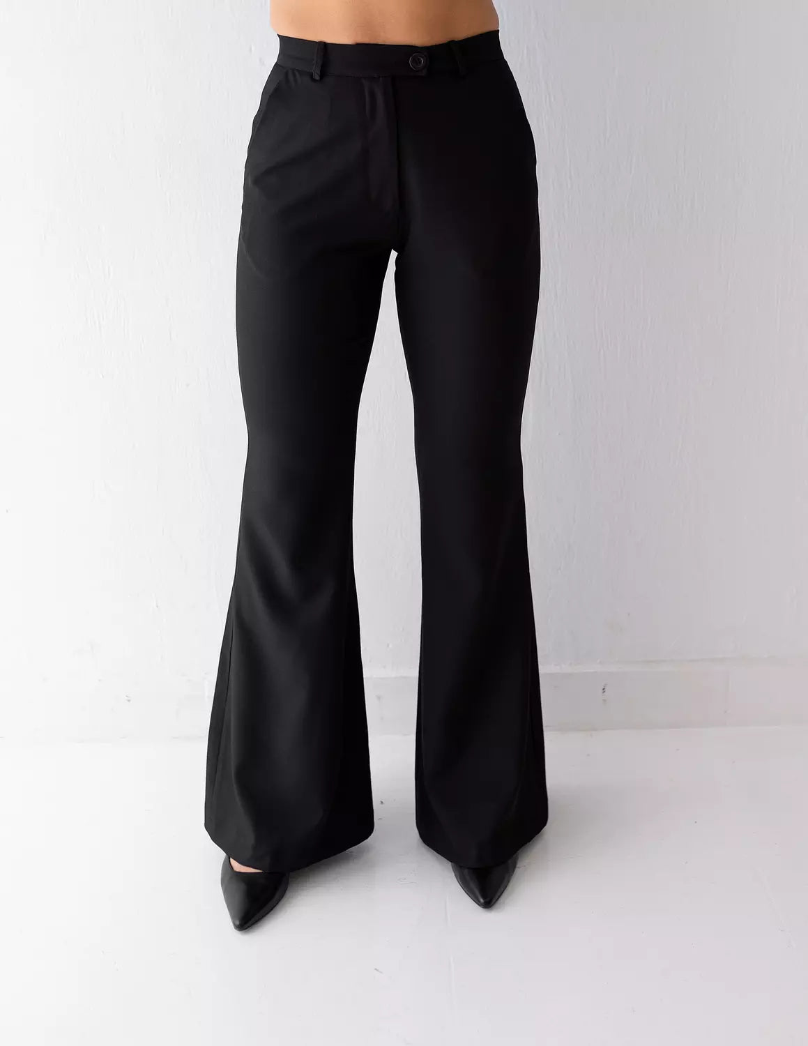 Black Icon Flare Pants
