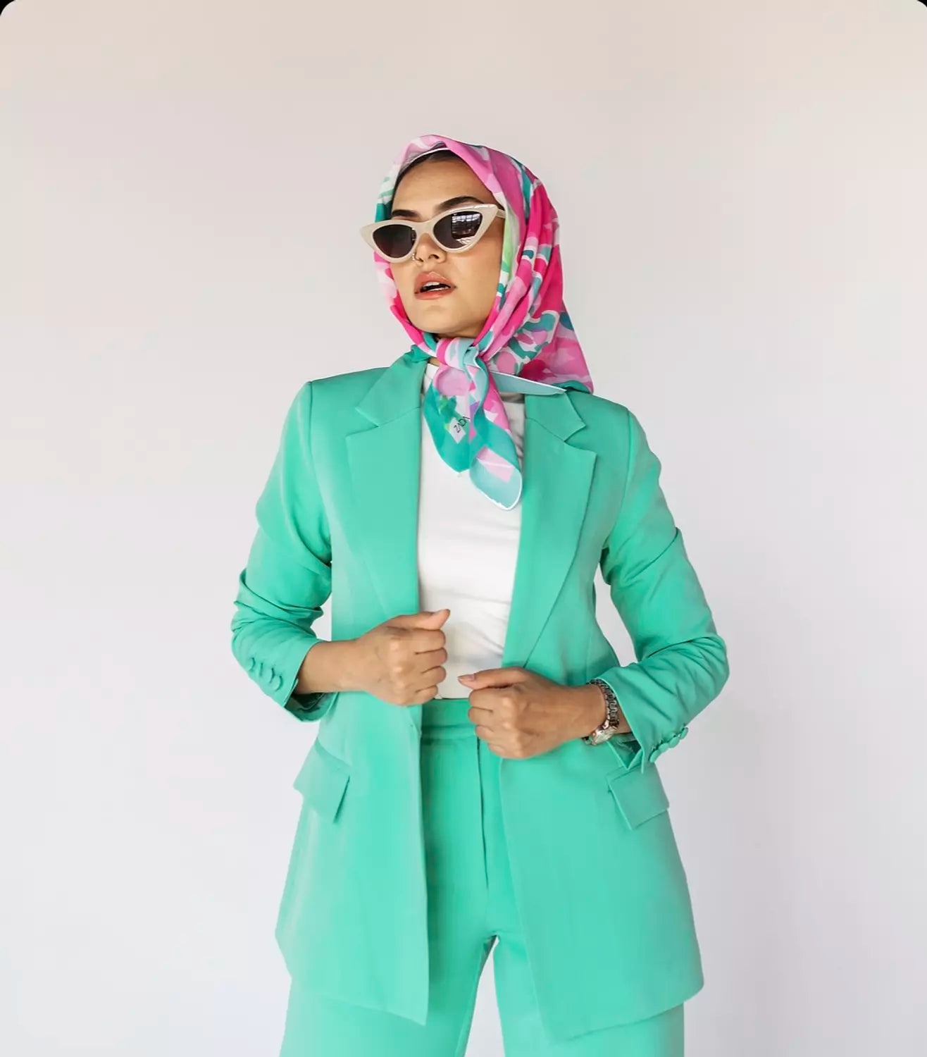 Cyan Blazer